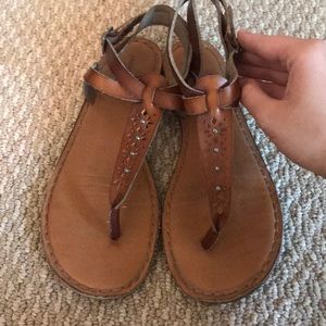 Brown sandals